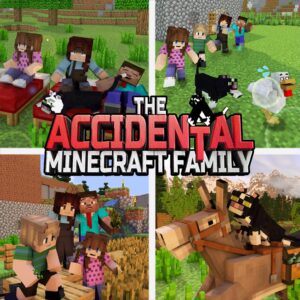 The Accidental Minecraft Family Series Artwork