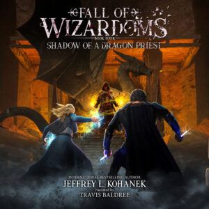 Fall of Wizardoms Book 4 Shadow of a Dragon Priest Cover Art